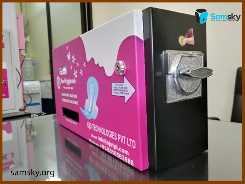 مشخصات دستگاه فروش اتوماتیک پد بهداشتی