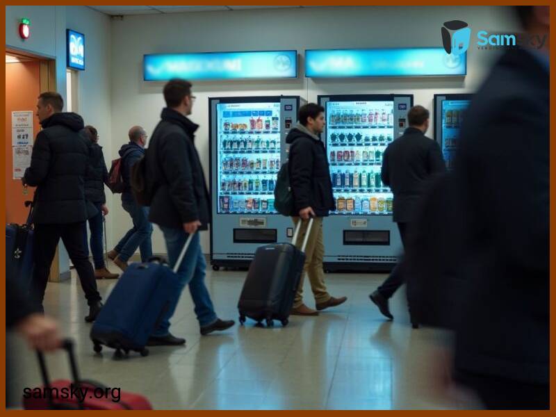 مزایای وندینگ ماشین در فرودگاه